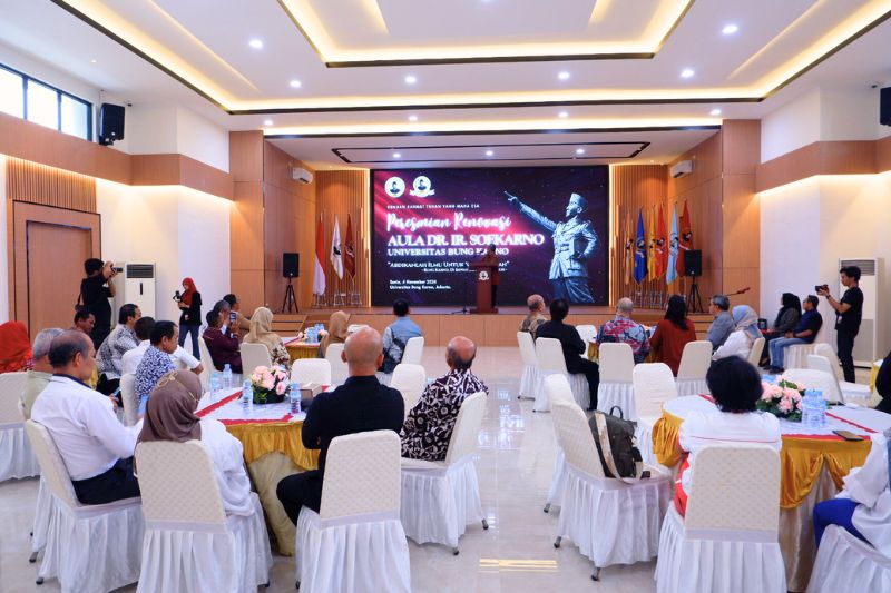 Peresmian Renovasi Aula Dr. Ir. Soekarno di Universitas Bung Karno