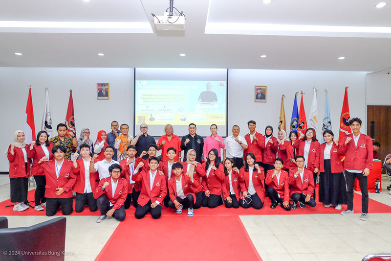 Aktualisasi Kepemimpinan Bung Karno: Pelantikan BEM FISIP UBK dan Seminar Publik 2024