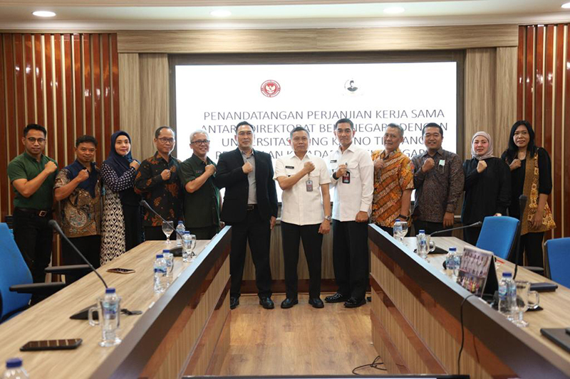 Penandatanganan Perjanjian Kerjasama UBK dengan Kemenhan RI