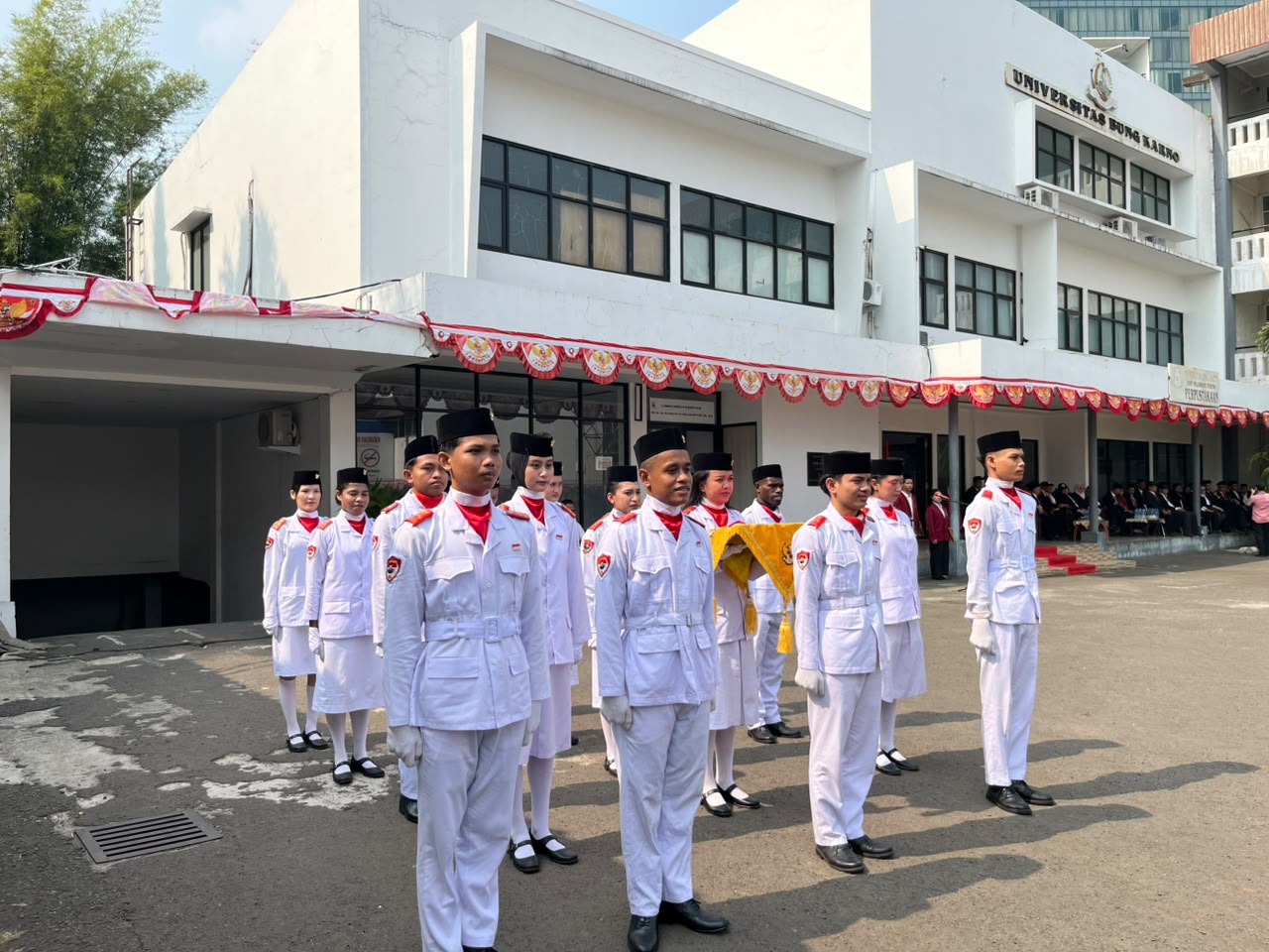 Semangat Kemerdekaan, Universitas Bung Karno Gelar Upacara HUT ke-81 RI