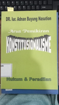 Image of Arus Pemikiran Konstitusionalisme