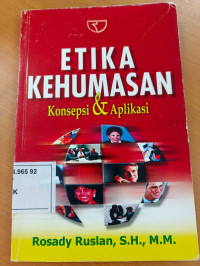 Image of Etika Kehumasan Konsepsi & Aplikasi