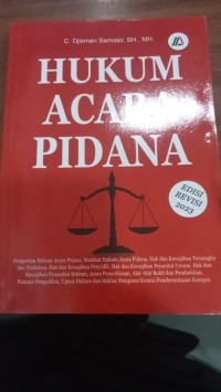 Image of Hukum Acara Pidana