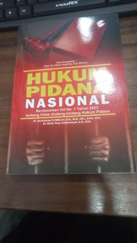 Image of Hukum Pidana Nasional