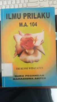 Image of Ilmu Prilaku M.A 104