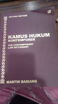 Image of Kamus Hukum Kontemporer