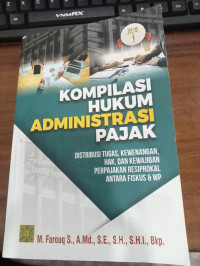 Image of Kompilasi Hukum Administrasi Pajak Jilid 1
