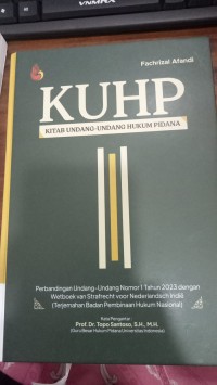 Image of KUHP Kitab Undang-Undang Hukum Pidana