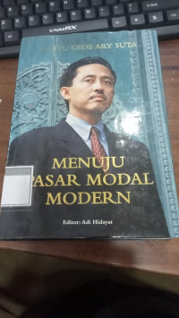 Image of Menuju Pasar Modal Modern
