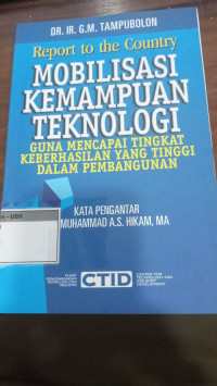 Image of Mobilisasi Kemampuan Teknologi
