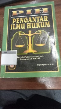Image of Pengantar Ilmu Hukum