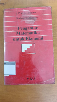 Image of Pengantar Matematika Untuk Ekonomi